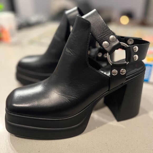 Free People Hybrid Harness Boots - Black, Size 8.5, NIB - Picture 3 of 7